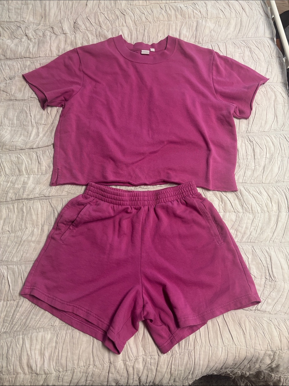 EUC Gap French terry matching short set